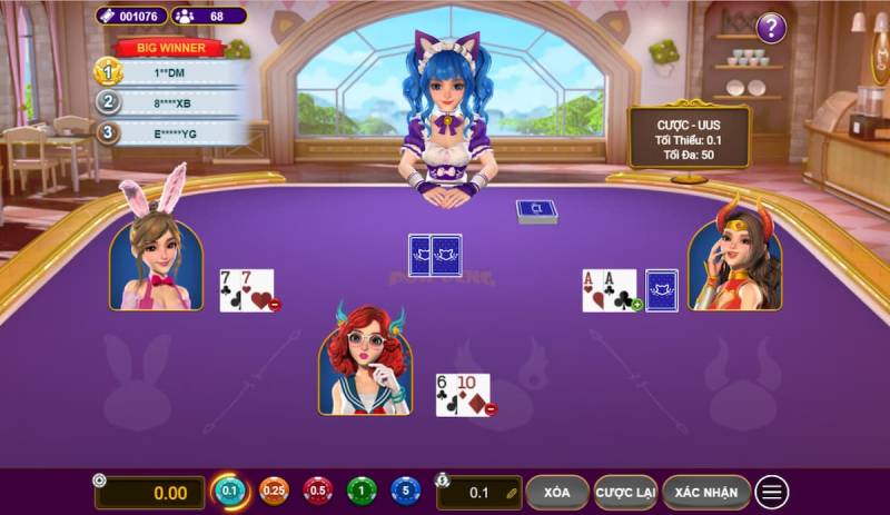 Quy trình các bước chơi một ván bài Pok Deng